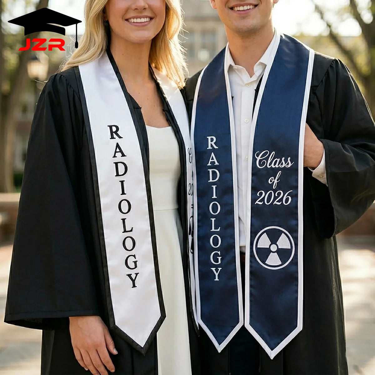 Embroidered Graduation Sash Clear Custom Printing Direct Factory Cooperate with Universities