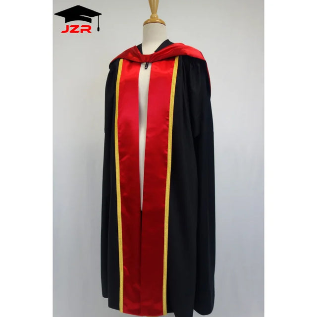 Wholesale Customized Specific PhD Gown Set UK Academic Doctoral Robe and Tam with Tassel