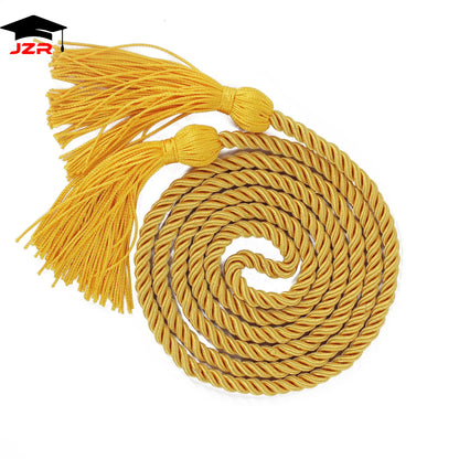 HOT JZR Wholesale Custom Color Graduation Honor Cords Tassel 100% Polyester Eco Friendly High Tenacity for Graduation Ceremony