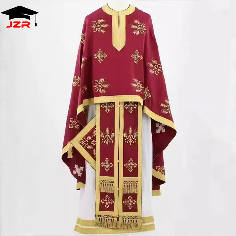 High Quality Custom Design Church Vestment Chasuble Customized Choir Vestment