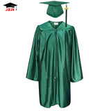 Custom Forest Green Kindergarten Graduation Gown and Cap