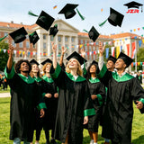 Custom Bachelor Graduation Gown with Satin Hood