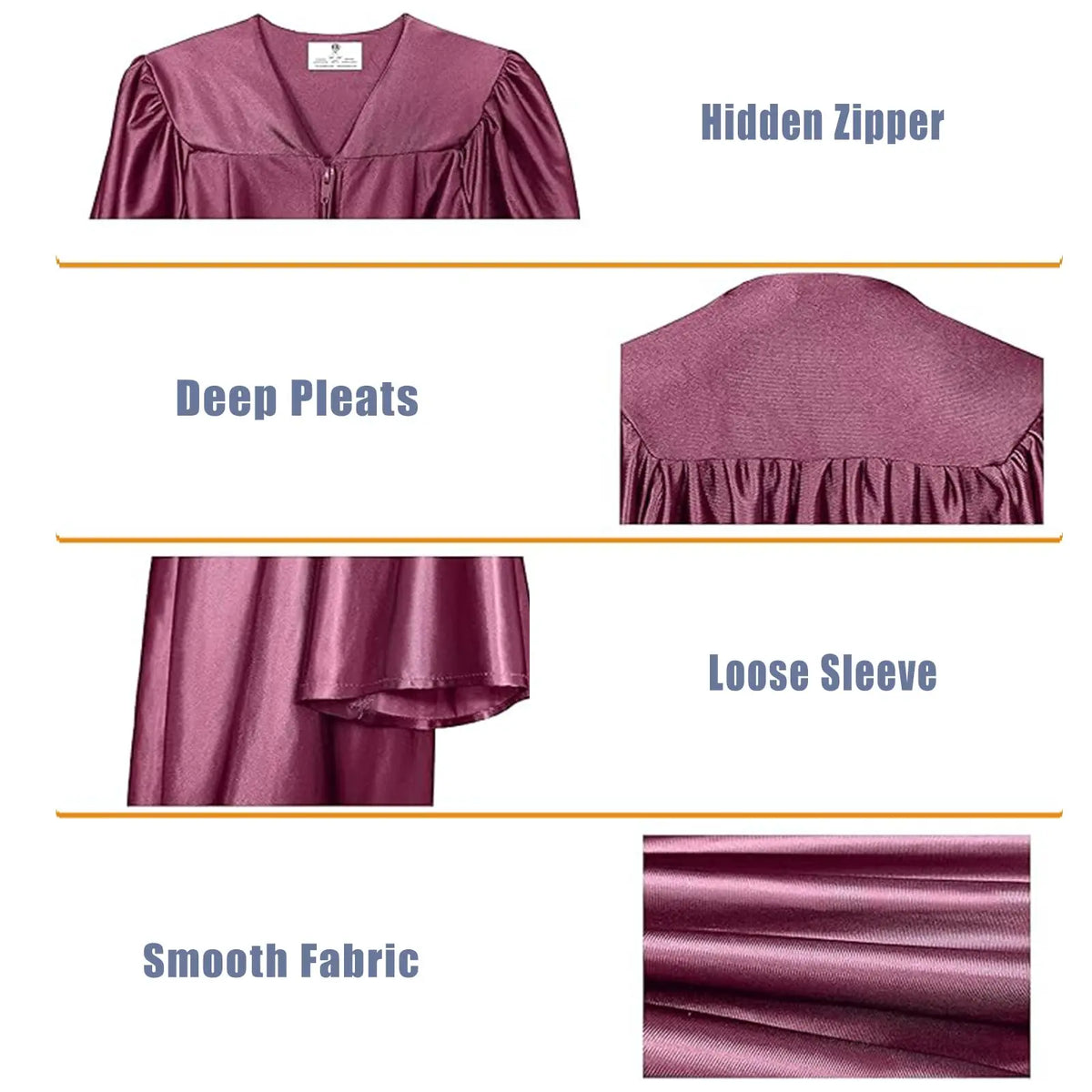 Custom Maroon Kindergarten Graduation Gown and Cap