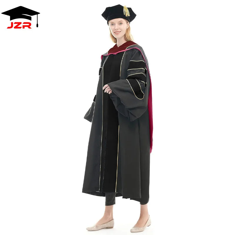 High Quality US Style Custom Doctoral Graduation Hood Scarf for Wholesale