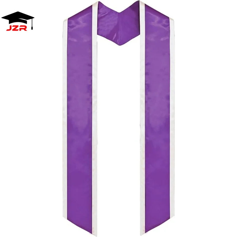 Custom Graduation Stole with Trim Blank Sublimation Graduation Stoles Custom Graduation Scarf