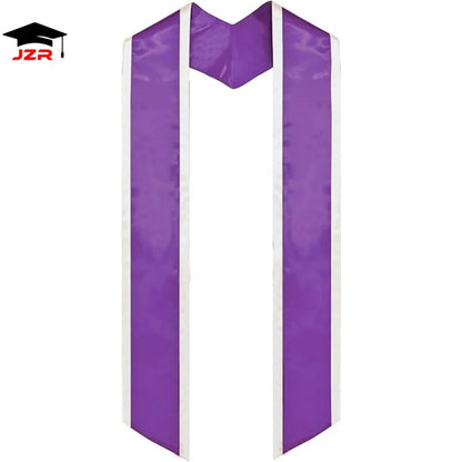 Custom Graduation Stole with Trim Blank Sublimation Graduation Stoles Custom Graduation Scarf