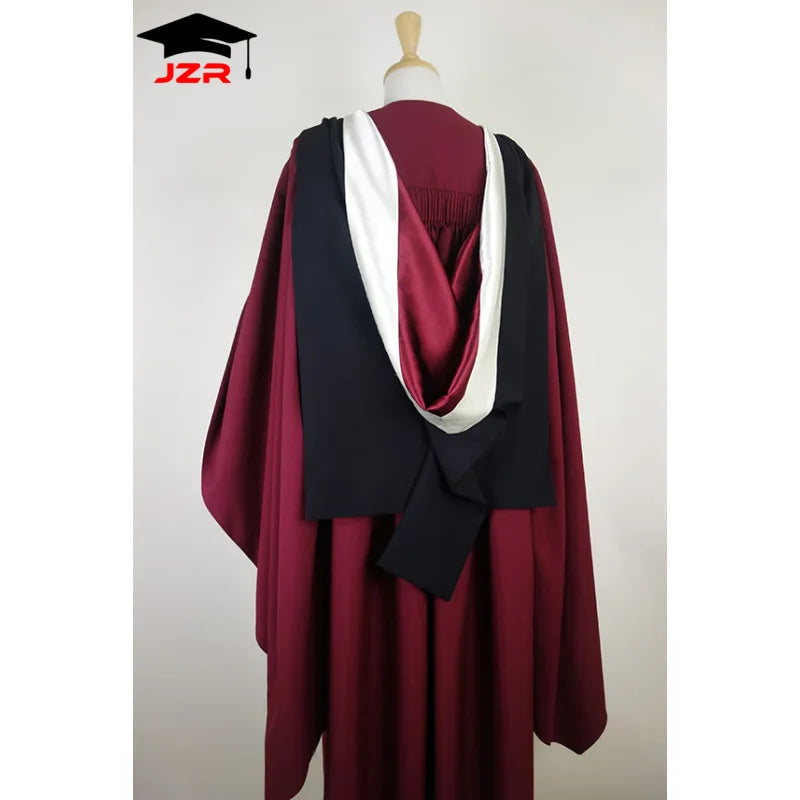 High Quality Australia University CDU Master Phd Doctoral Academic Graduation Cap Gown