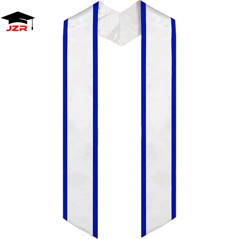 Custom Graduation Stole with Trim Blank Sublimation Graduation Stoles Custom Graduation Scarf