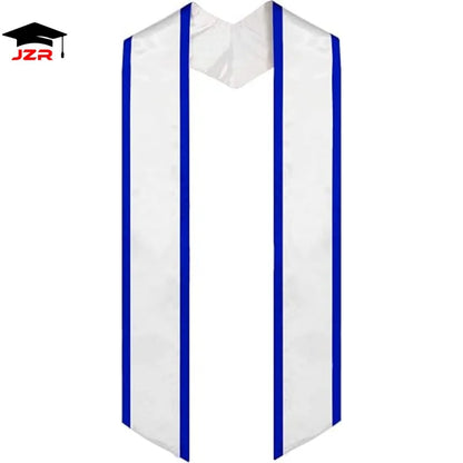 Custom Graduation Stole with Trim Blank Sublimation Graduation Stoles Custom Graduation Scarf
