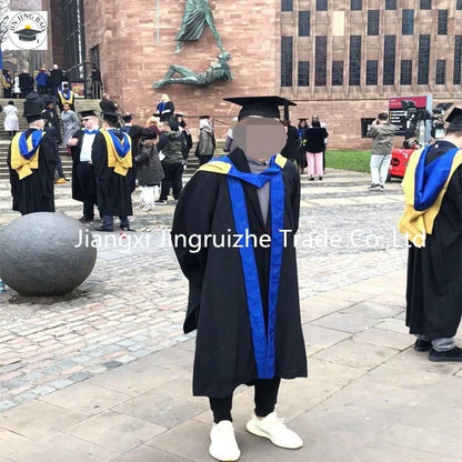 Graduation Gown Wholesale High Quality Custom logo UK Style Coventry University Graduation Gown