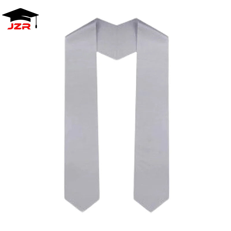 University Graduation Stole Scarf Silk Satin Polyester with Embroidery Gift for School Ceremonies