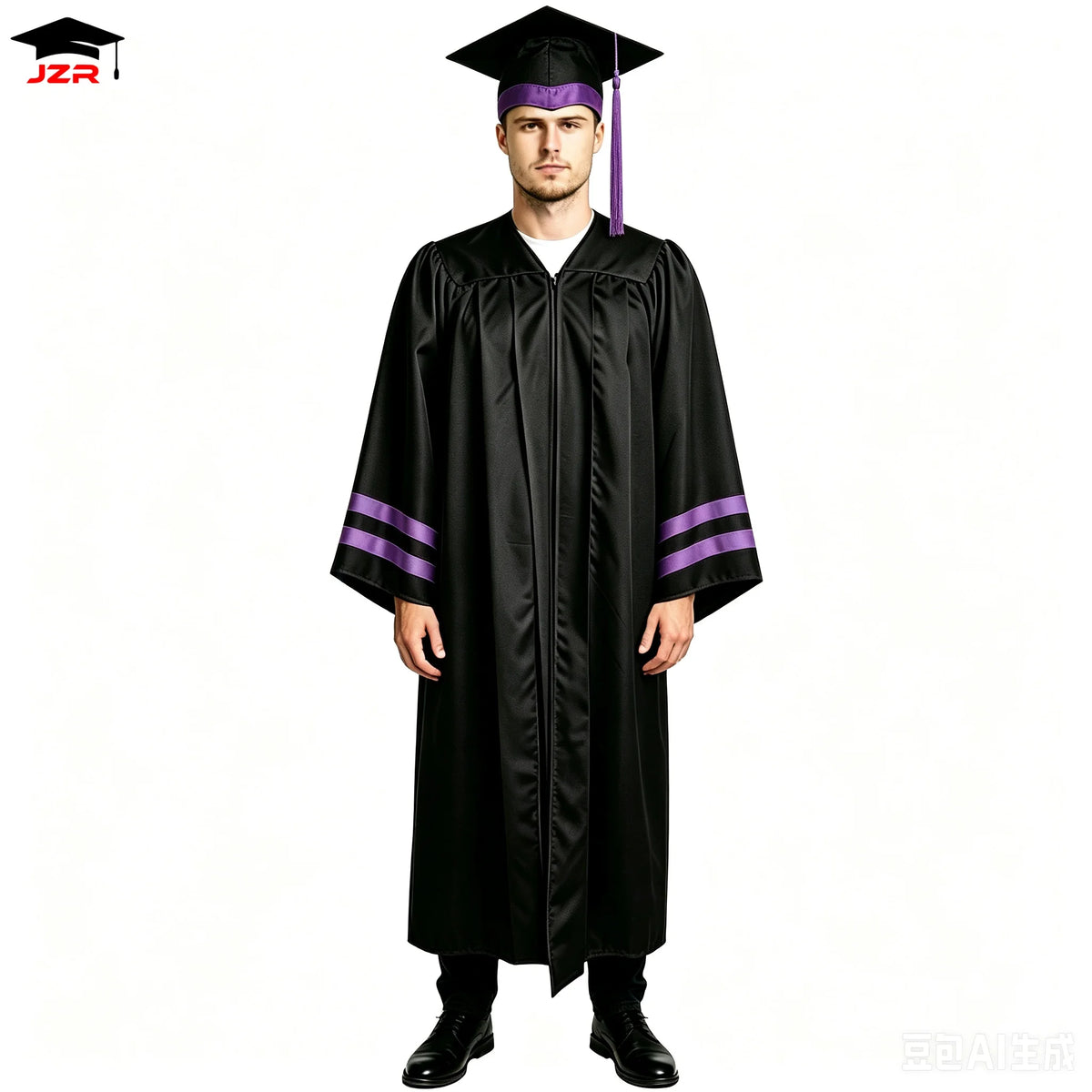 Factory Outlet OEM Graduation Gown and Cap Graduation Robe Cap for Graduation Ceremony