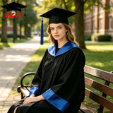 Custom Bachelor Gown with Satin-Trimmed Hood