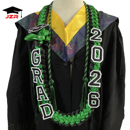 2026 New University Ceremony Celebration Wreath Woven Collar Honor Rope Handmade Graduation Ribbon Leis