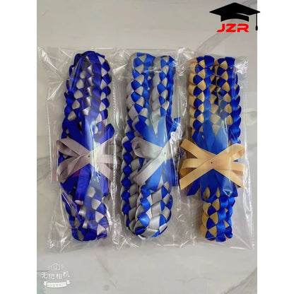 Popular Graduation Gift Braided Ribbon Leis Double Braided Honor Lei for Graduation Day