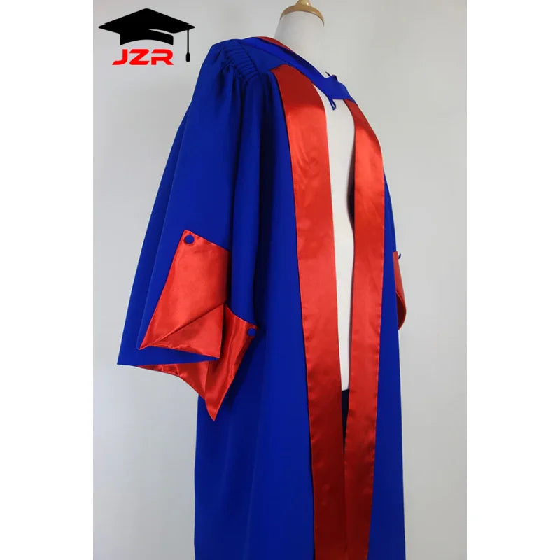 Wholesale Federal University Master UK University PhD Graduation Gown & Hood Set
