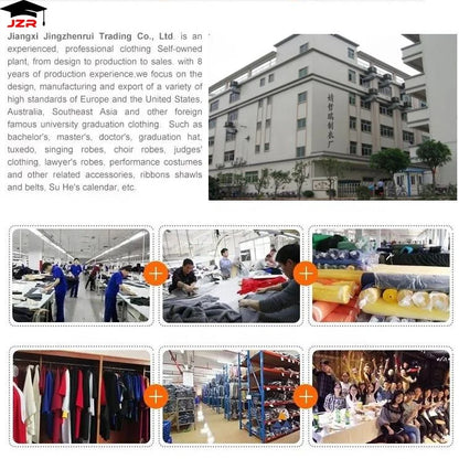 Wholesale Doctoral Graduation Kids Gown and Cap for Adults University Green Kindergarten Graduation Cap and Gown Men Adult Set