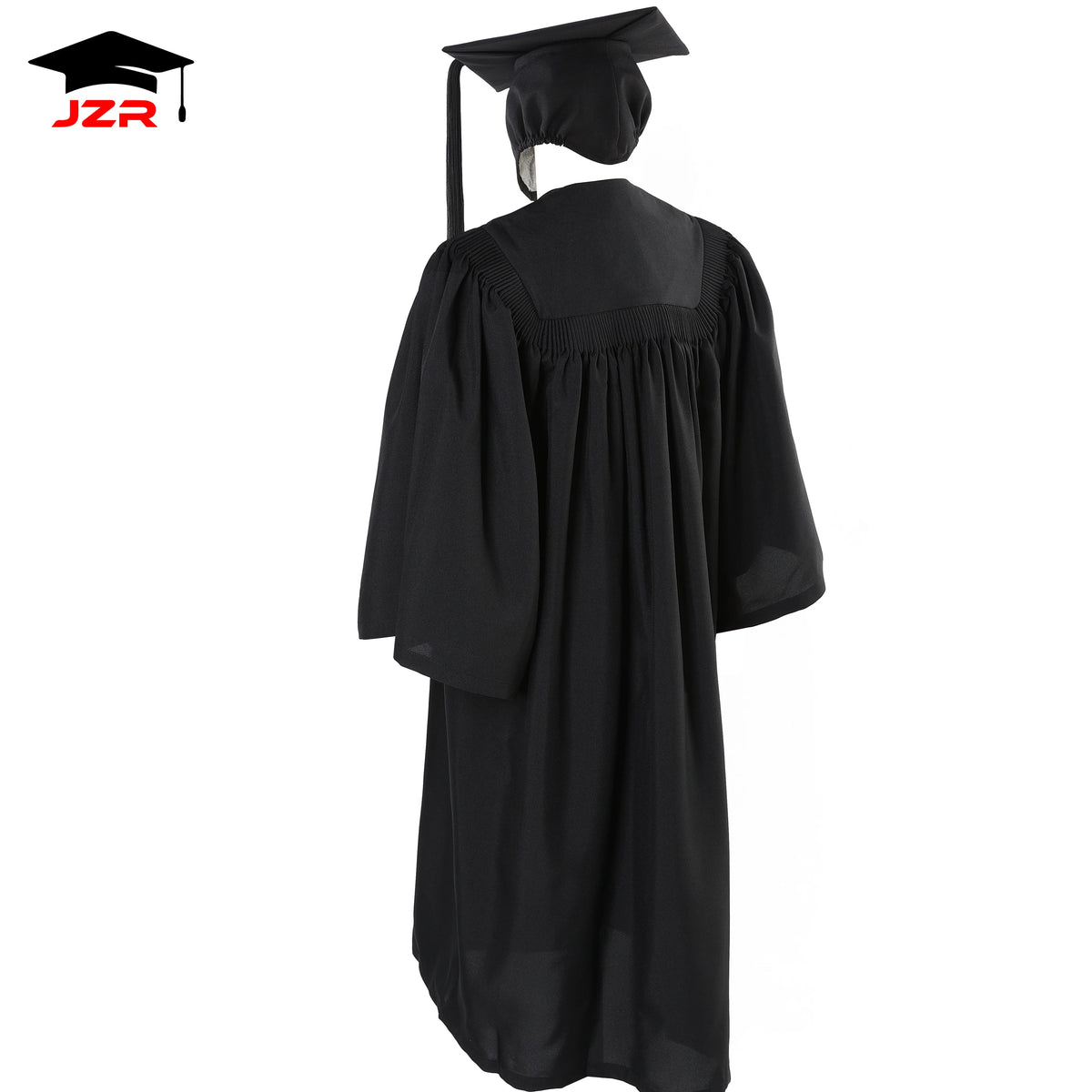 Wholesale Deluxe Bachelor Master Graduation Gown for Adults University Black Graduation Gown Gdult Woven School Uniform OEM Logo