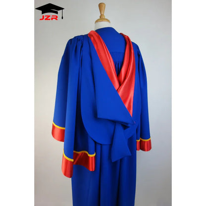 Victoria University ECU Customized Style Wholesale UK Doctoral Degree University Graduation Gown  and Tam with Tassel