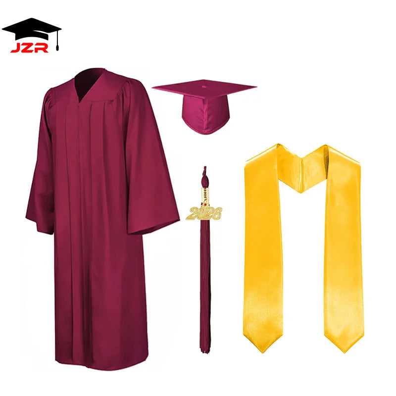 Wholesale Unisex University Academic Gown and Graduation Gown for Adults