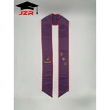 Custom Graduation Stole with Trim