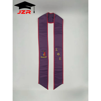 Custom Graduation Stole with Trim Blank Sublimation Graduation Stoles Custom Graduation Scarf
