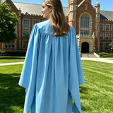 Custom Sky Blue Master's Graduation Gown