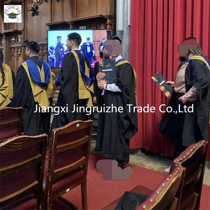 Graduation Gown Wholesale High Quality Custom logo UK Style Coventry University Graduation Gown