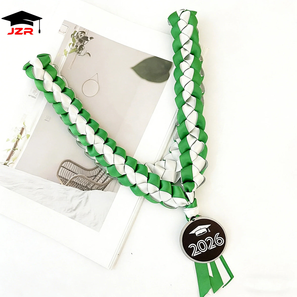 Graduation Gift Handmade Double Braided Adjustable 2026 Graduates Ribbon Lei