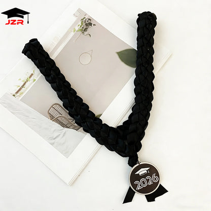 Graduation Gift Handmade Double Braided Adjustable 2026 Graduates Ribbon Lei