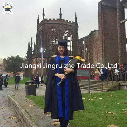 Graduation Gown Wholesale High Quality Custom logo UK Style Coventry University Graduation Gown