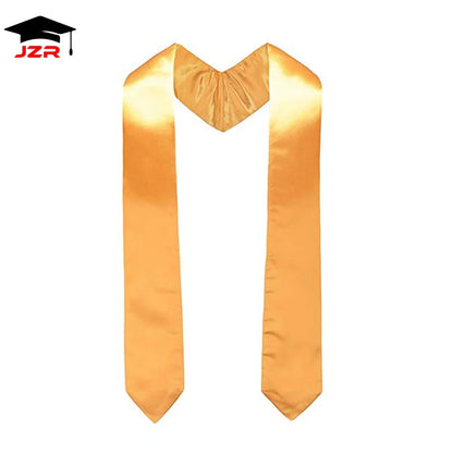 University Graduation Stole Scarf Silk Satin Polyester with Embroidery Gift for School Ceremonies