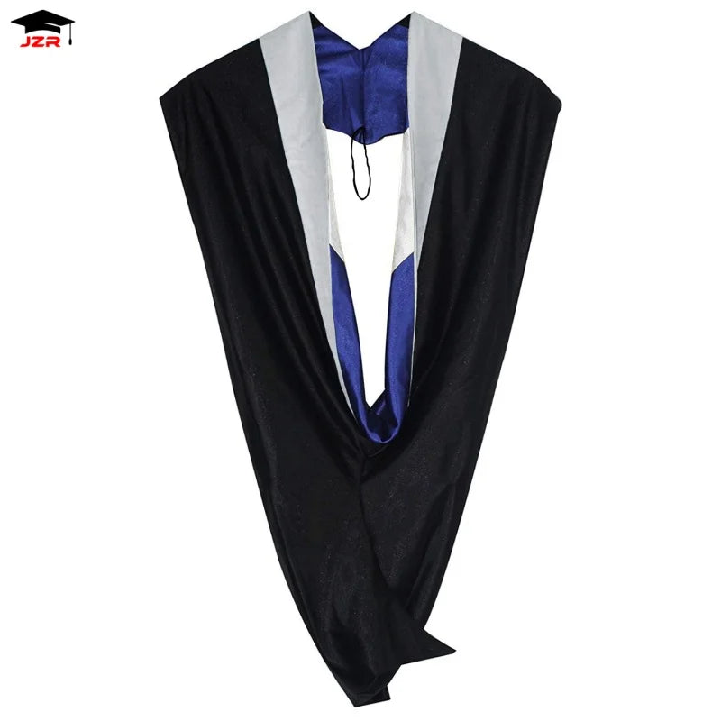 Hot Selling 16 Colors Combinations Traditional Deluxe Academic Graduation Hood Bachelor and Master Graduation Hood