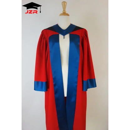 Direct Factory Wholesale University of Victoria PhD Graduation Set Doctoral Robe and Tam with Tassel