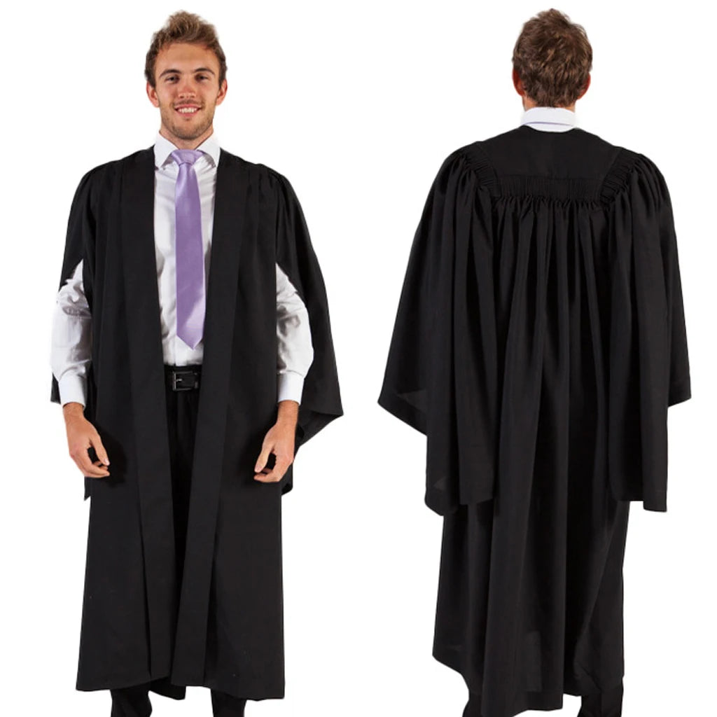 Custom University Graduation Gown, Hood, Stole and Cap