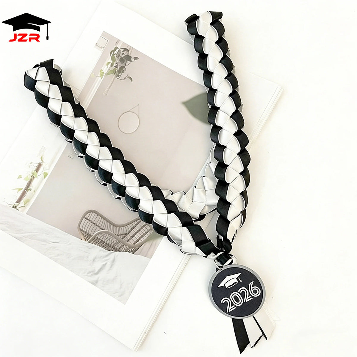 2026 New Arrival Ceremony Celebration Wreath Woven Collar Honor Rope Handmade Graduation Ribbon Leis