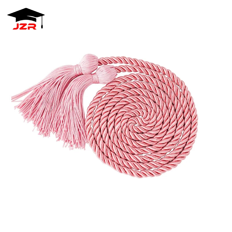 HOT JZR Wholesale Custom Color Graduation Honor Cords Tassel 100% Polyester Eco Friendly High Tenacity for Graduation Ceremony