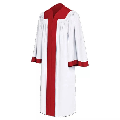 Hot Sale Catholic Priestly Church Orthodox Priestly White Alb Chasuble Vestment 100% Polyester Unisex