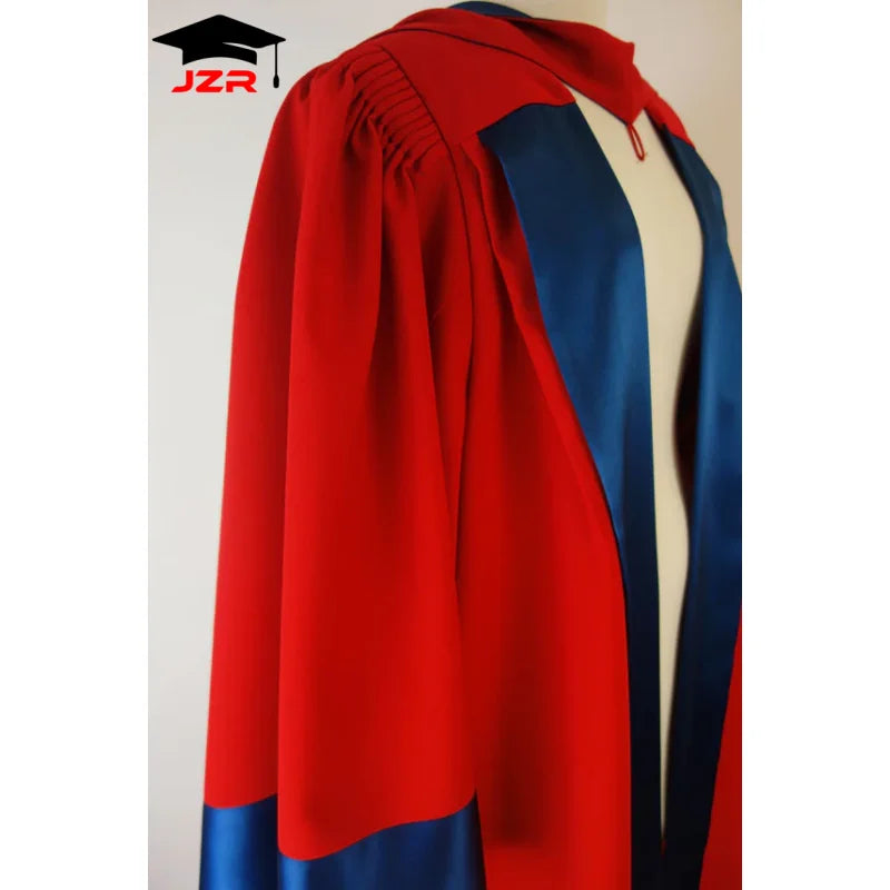 Wholesale University of Victoria Academic Doctoral Robe PhD Gown Hood Cap Set and Tam with Tassel