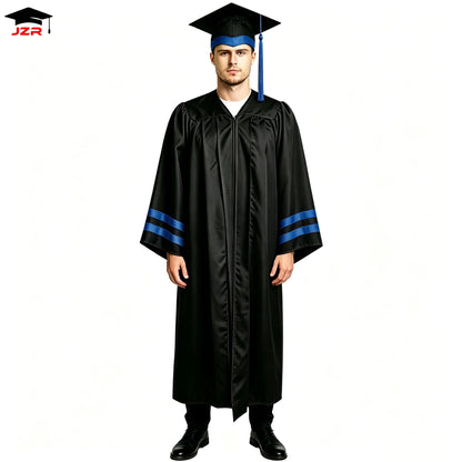 Factory Outlet OEM Graduation Gown and Cap Graduation Robe Cap for Graduation Ceremony